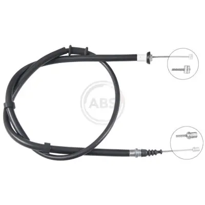 Profesional Cable de accionamiento, freno de estacionamiento A.B.S. K19805